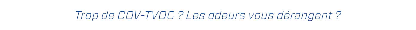 purificateur d'air polluants dans